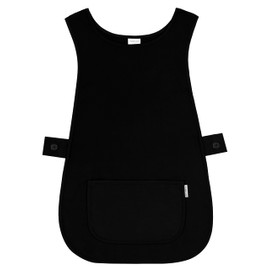 LINEN CLOSET Womens Tabards with Pockets for Men Ladies Cleaning Catering Chef Kitchen Aprons Unisex Hygea Tabard Apron Work Tabards