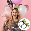 Beaupretty Luau Party Decorations Girl Headbands Turban Headband 2pcs Pineapple