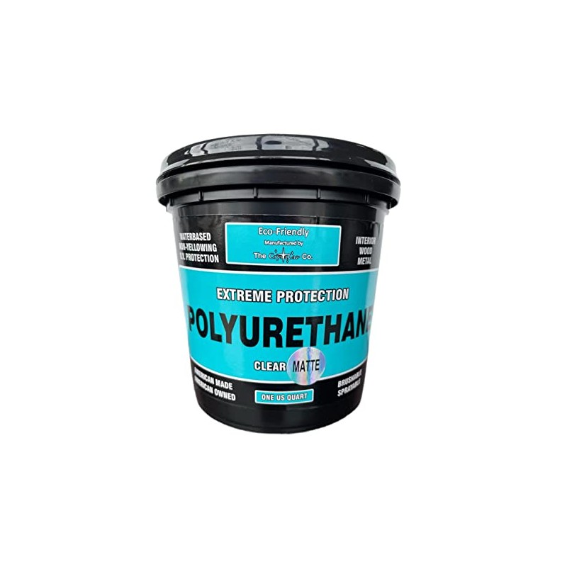 CrystaLac Extreme Protection Water Based Polyurethane (Matte, 32oz Quart)