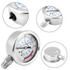 Hydraulic Pressure Gauge 60MPA/9000PSI Base Entry NPT1/4