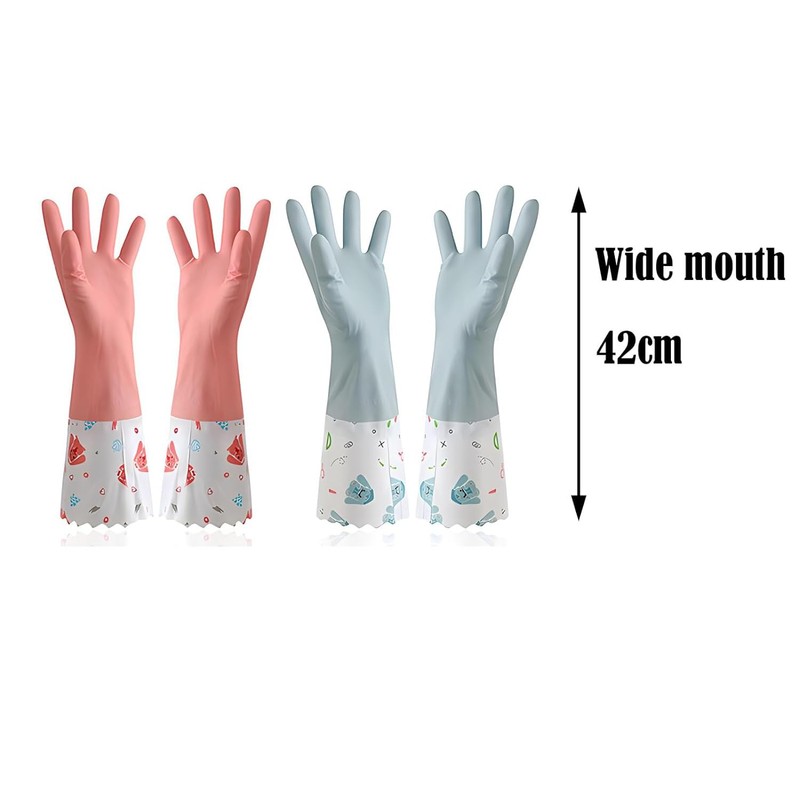 LHLZNB superior gloves medium - premium rubber washing up gloves