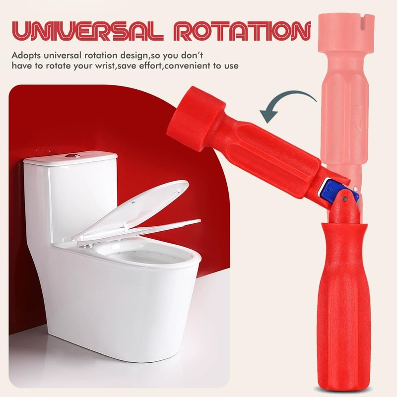 VortecSys Toilet Seat Fitting Tool, Toilet Seat Repair Wrench 10/13/17mm