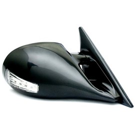 IPCW CML-90AD Black M3 Style Manual Side Mirror with LED Turn Signal - Pair