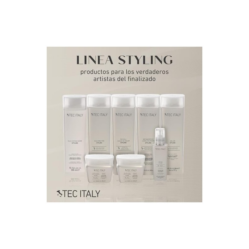 Tec Italy Gelliny Styling Gel Alta Fijación Efecto Húmedo Brillo