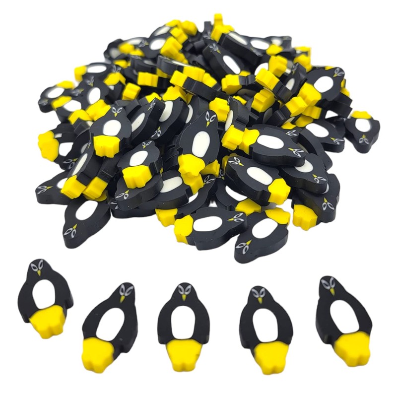 Cool Penguin Shape Rubber Mini Erasers (144 Pack) Home School
