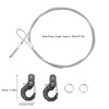 2pcs RC Metal Trailer Hook Aluminum Alloy Steel Rope Lightweight