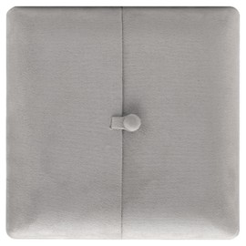 COWFEX Velvet Big Chunky Pearl Necklace Ring Gift Box Showcase Jewelry Storage Case (Gray)