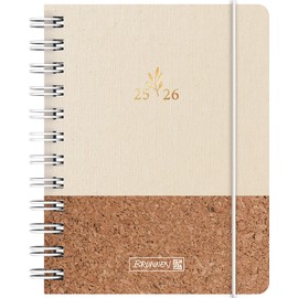 BRUNNEN School Calendar '25/'26 "Naturality" | A6, Textile