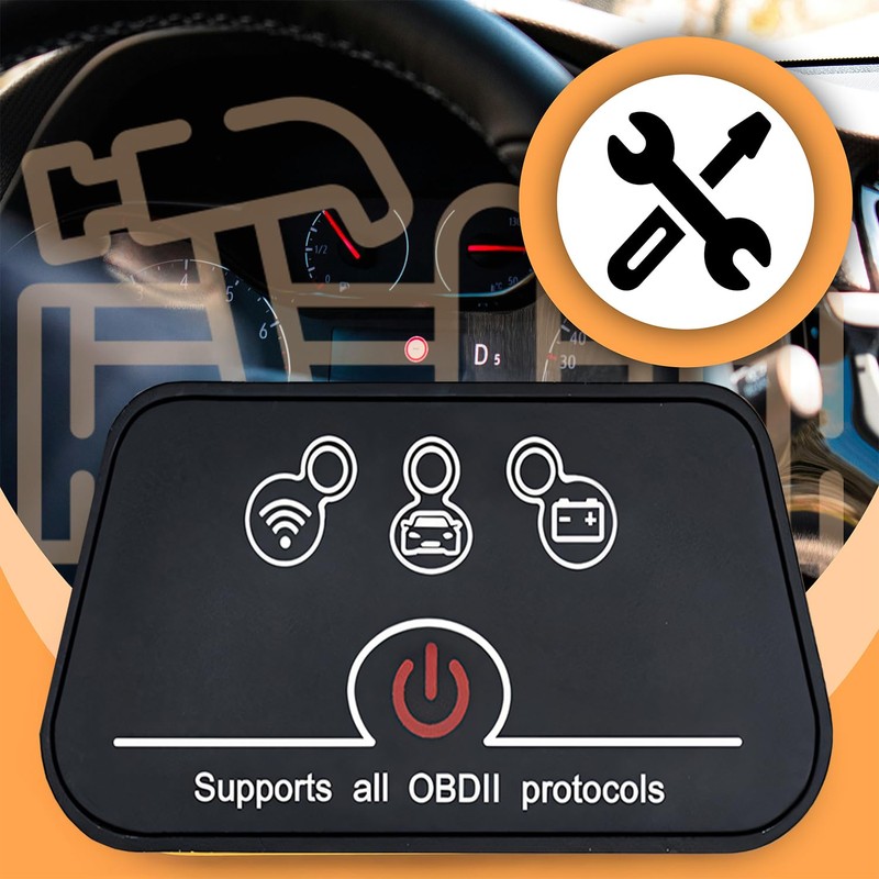 Retoo OBD2 Diagnostic Device Bluetooth, OB II Adapter, Car Scanner
