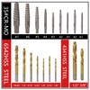 UYECOVE 18Pcs Screw Extractor Set and Left Hand Drill Bits