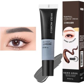 Tinte Para Cejas - Tatuaje Peel Off Gel Para Cejas Color Semipermanente Gel Para Tatuaje Para Cejas Tinte Para cejas Resistente Al Agua Dura Hasta 3 Días, Maquillaje Para Cejas Regalo (gris)