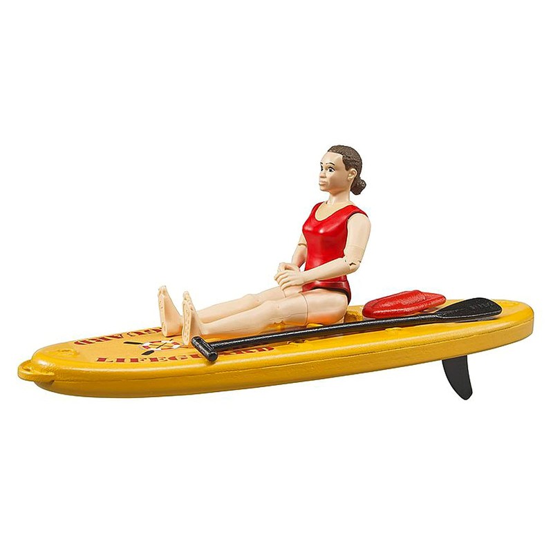 Bruder bWorld Lifeguard with Paddleboard