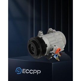 ECCPP A/C Compressor with Clutch Fit for Ford Explorer for Mercury Mountaineer 4.0L 2006-2010 AC Compressor(Not Without Rear AC)