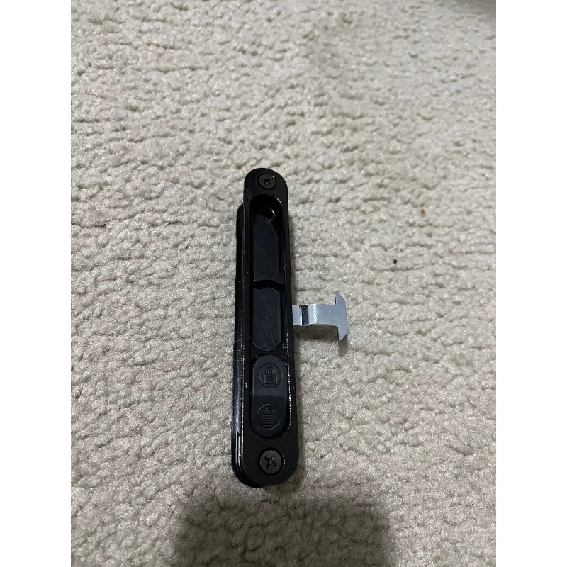 PRIME-LINE -Line A 202 Black Sliding Screen Door Latch