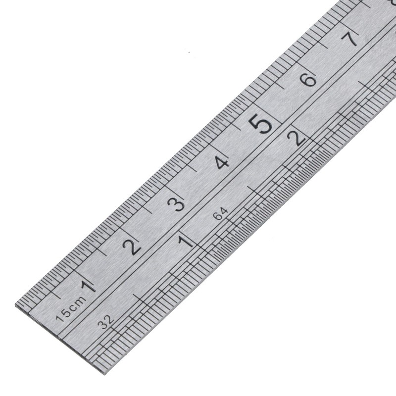 Stainless Steel Ruler 6" / 150mm / Straight Edge/Rule/Measuring TE433