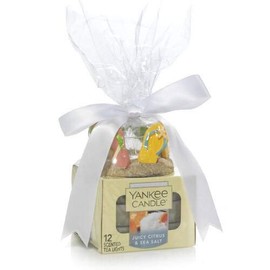 Yankee Candle Holiday Favorites Votive Gift Set with 3 Votives and a Winter Trees Glass Holder