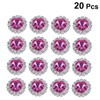 Operitacx 3sets Rhinestones Craft Crystals DIY Wedding Decorations Flatback Rhinestones