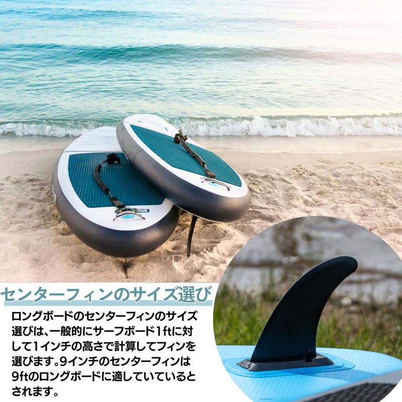 Space Fire Center Fin Sup Fin Paddleboard Fin [Easy to