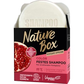 Nature Box Solid Shampoo Color (85 g), Colour Shampoo for Tinted, Highlighted & Dyed Hair with Pomegranate Oil gives long-lasting colour protection, recyclable packaging