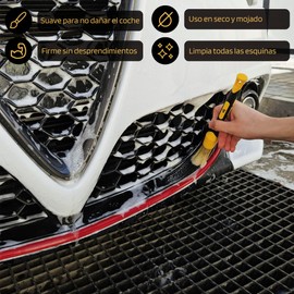 SUMEX Detailing Billionaire Brush Set Ideal for Car Cleaning Detailing Kit with 3 Brushes, Interior and Exterior Detail Cleaning