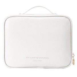 RIGHT AWAY Toiletry Bag Travel Bag for women, Large Capacity Water-resistant Travel Makeup Bag with Handle，Cosmetic Bag Travel Organizer for Full Sized Accessories, Toiletries