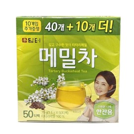 Damteo 담터 구수한 타타리메밀 메밀차 50T 티백 Damto Warm Buckwheat Tea 50T Tea Bags