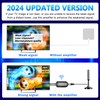Indoor TV Antenna Amplifier - 2025 High Gain Signal Booster,