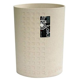 八幡化成 ダストボックス way-be Koiki modern(コイキ モダン) 丸型小 4.5L ホワイト