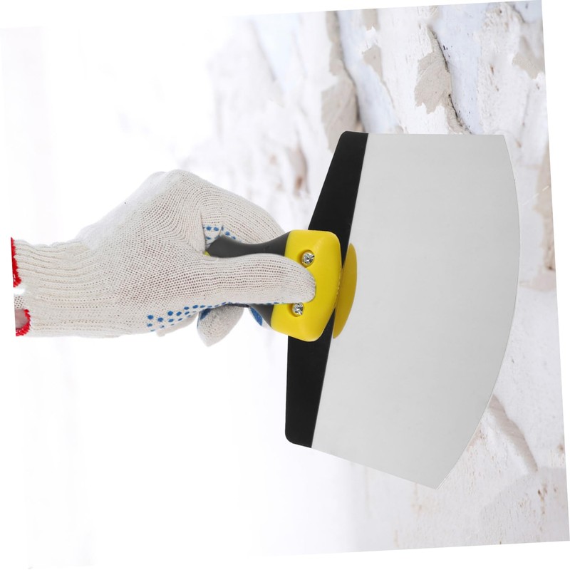Gadpiparty Drywall Tool Stainless Steel Curved Scraper for Smoothing Plaster