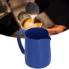 Stainless Steel Coffee Pitcher Milk Latte Frothing Cup with NonDrip