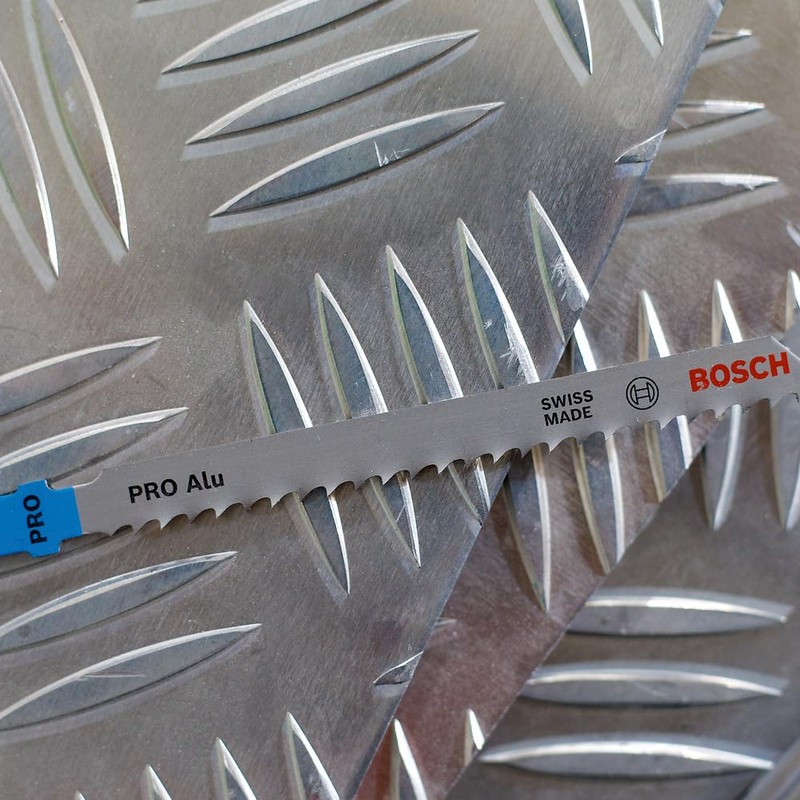 Bosch 2 x Pro Aluminium T127D Jigsaw Blades (for Aluminium,