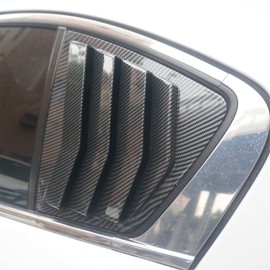 2X Sport Quarter Window Scoops Louvers for Honda Accord Sedan 2013 2014 2015 2016 2017 (Carbon Fiber Print)