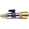 Compressed Air Quick Release Coupling Ball Valve Dosing Valve Stop