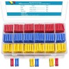 TICONN 600 PCS Butt Splice Crimp Connectors Insulated Electrical Straight