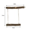 ZYYRSS Wooden Bird Swing Perch Toys, Parrots Cage Toys, Parakeet