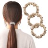 [ROQUE] Silk Scrunchie Hair Rubber 100% Silk Hair Accessories, L