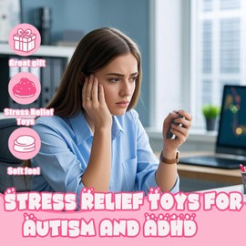 Handmade Silicone Stress Relief Squishy Toy,2025 New Stress Relief Toy,Ultra Soft Decompression Venting Toy,Anxiety and Relaxation Perfect Desk Accessory (4 PCS)