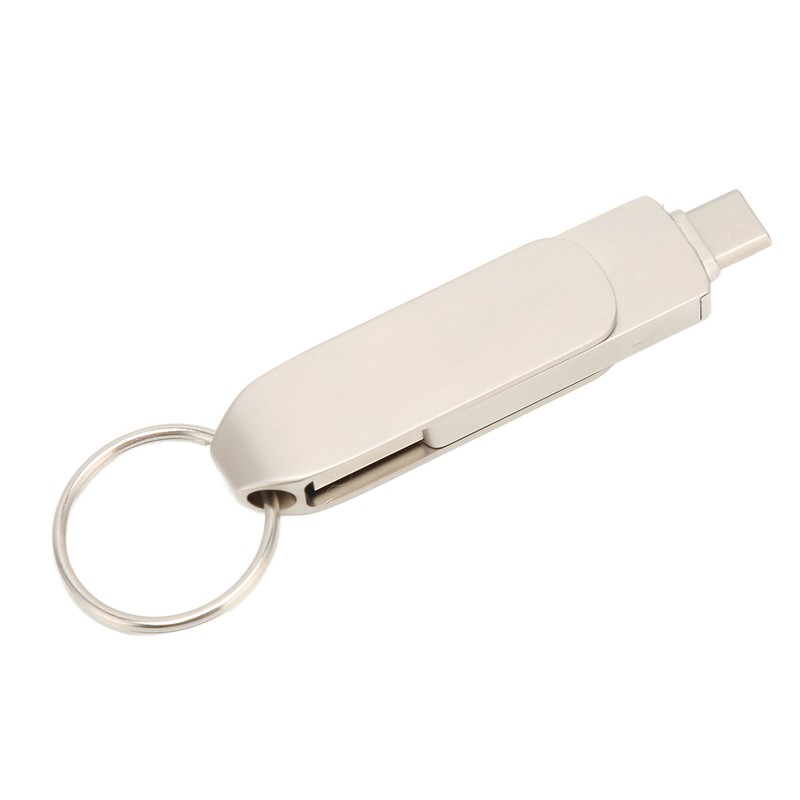 Key Chain Flash Drive 2 in 1 OTG USB3.0 TO