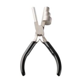 Oshhni 3 in 1 Bail Making Pliers with Non Slip Comfort Grip Handle Round Nose Wire Bending & Looping Pliers for DIY Craft Jump Rings