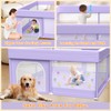 Baby Playpen with Mat 64"x64" - Playpen for Babies and