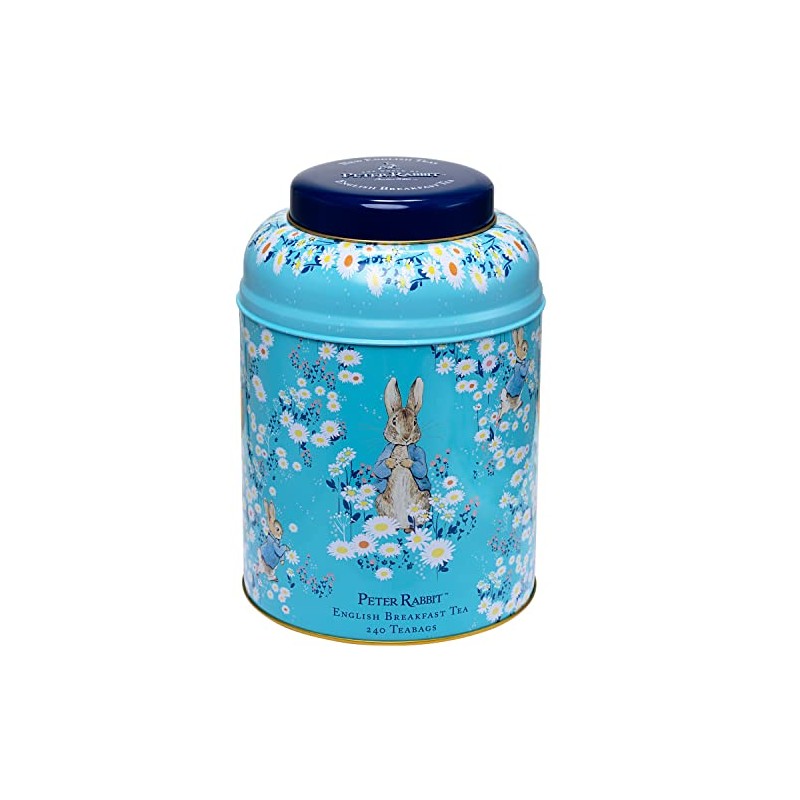 New English Teas Peter Rabbit's Daisies Tea Tin with 240