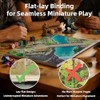 DND Battle Map Book – 40 Reusable Wet/Dry Erase Mats,
