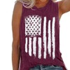 Jxbaifei American Flag Tank Tops Women Patriotic Sleeveless Shirt USA