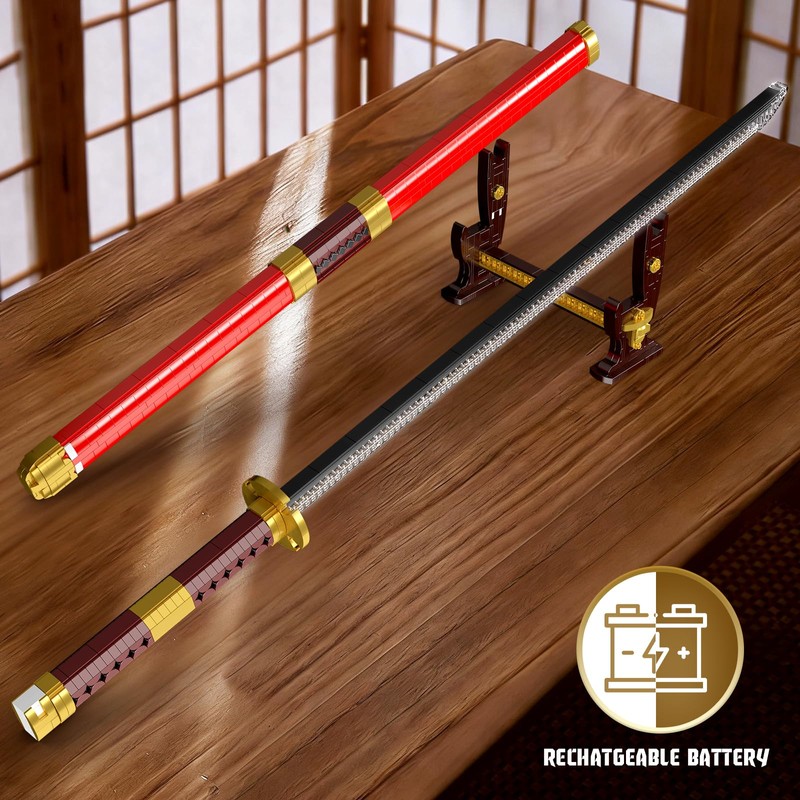 Mould King 10259 Zoro Sword Building Toy, Anime Cosplay Swords