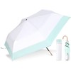 Women's Parasol, 100% UV Protection, Bi-Color, Fully Blackout, Folding Umbrella,