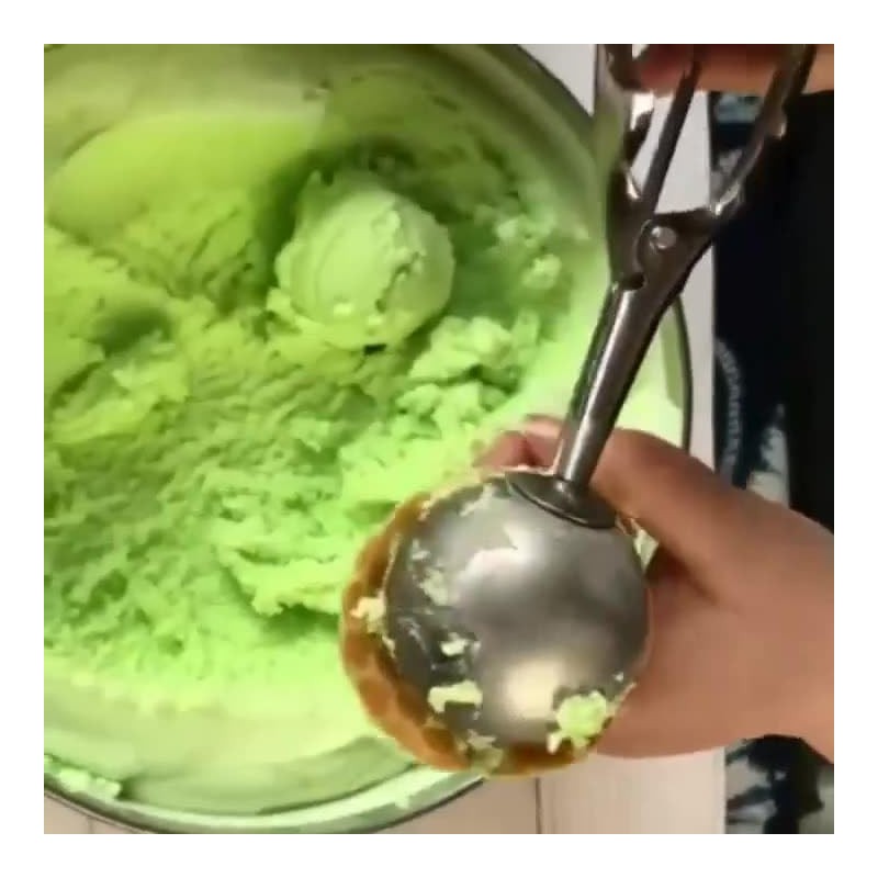 DeepCrush Ultimate Ice Cream Scoop, Heated Stainless Steel Head &