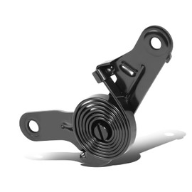 GM1237116 Factory Style Car Engine Hood Hinge Spring Assembly Compatible with Silverado Sierra 2500HD 3500HD 2015-2017, Driver Left Side, Painted Black