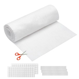 WAWINY MERV 8 Cut to Fit Air Vent Filters, 23 Ft² Electrostatic Media for Stops Dust and Pet Dander for AC HVAC Purifiers Fan Floor Ceiling Wall Vents Return Grilles Electrostatic Filter