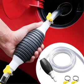 Generic Multifunction Liquid Sucker Pump, 2024 New Manual Fuel Transfer Pump, Portable Manual Siphon Pump for Gas Gasoline Oil Fuel Petrol Diesel Fluid Water Fish Tank, 240621-HXB