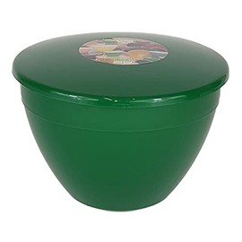 Christmas pudding bowls with lids Christmas Green basin and lid steam safe in sizes 1/4, 1/2, 1, 2 or 3 Pint (2 Pint x 3)